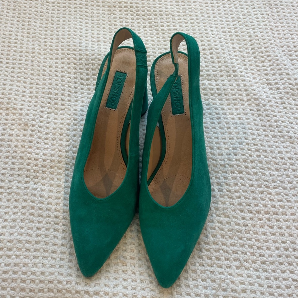 Barely worn blue/green heels!